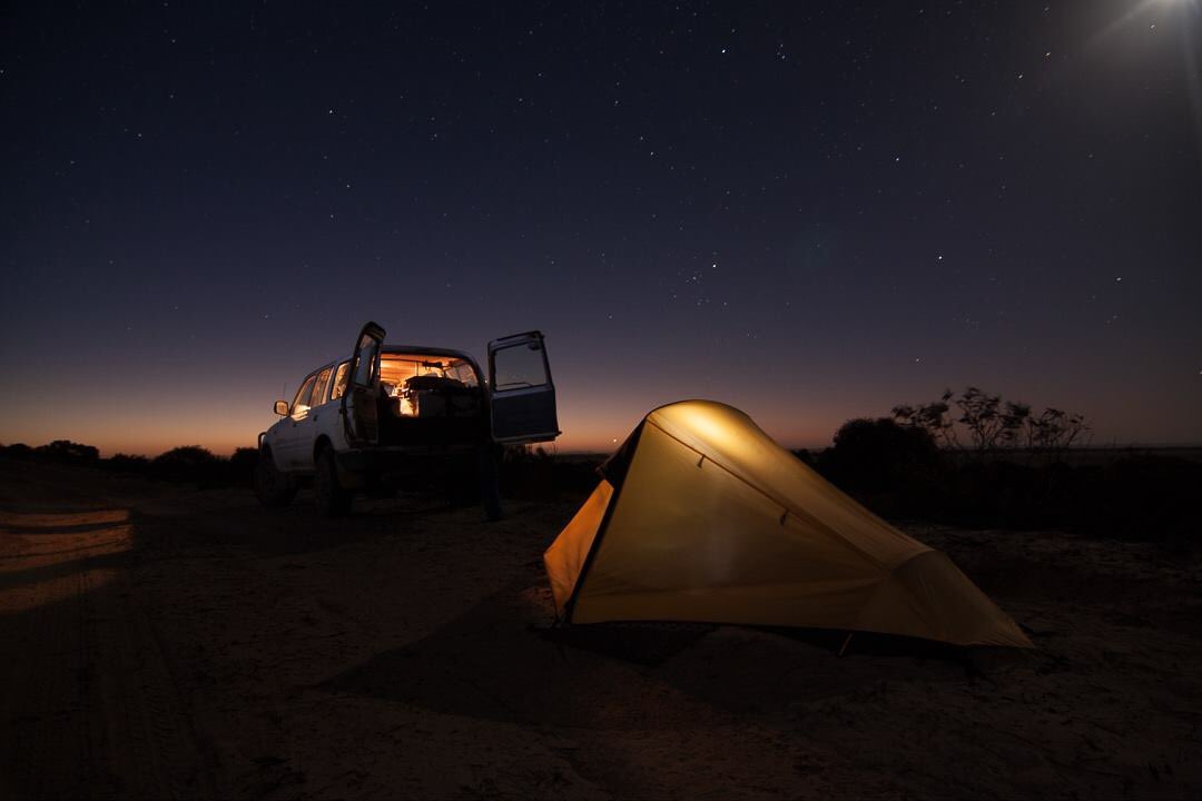 I’d prefer a track, my 4WD, my tent and billion stars over a fancy 5star hotel any day! See my travels at swilliamsphotos.com • #justanotherdayinwa #hemaexplorer #seeaustralia #westeraustralia #thisiswa