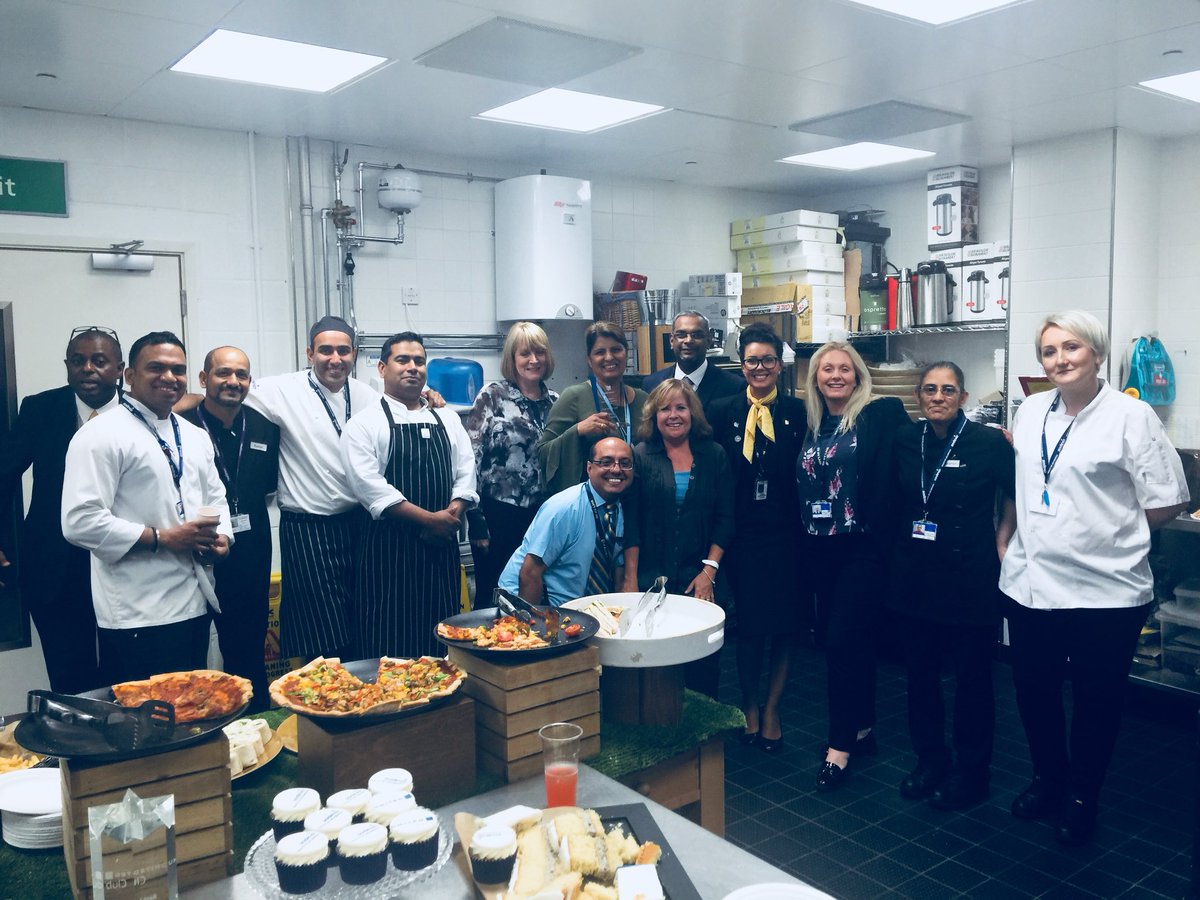 ammyheathrow's tweet photo. And these are just a few of the wonderful LHR Sodexo, Global Svcs &amp; Club team crew that work so hard front &amp; back of house to earn us yet another trophy for United Club Customer Satisfaction Award 2017 .@weareunited @AeroEvan949 @alexanderdorow @SodexoUK_IRE  @sodexoprestige https://t.co/wuK3d4YDyT