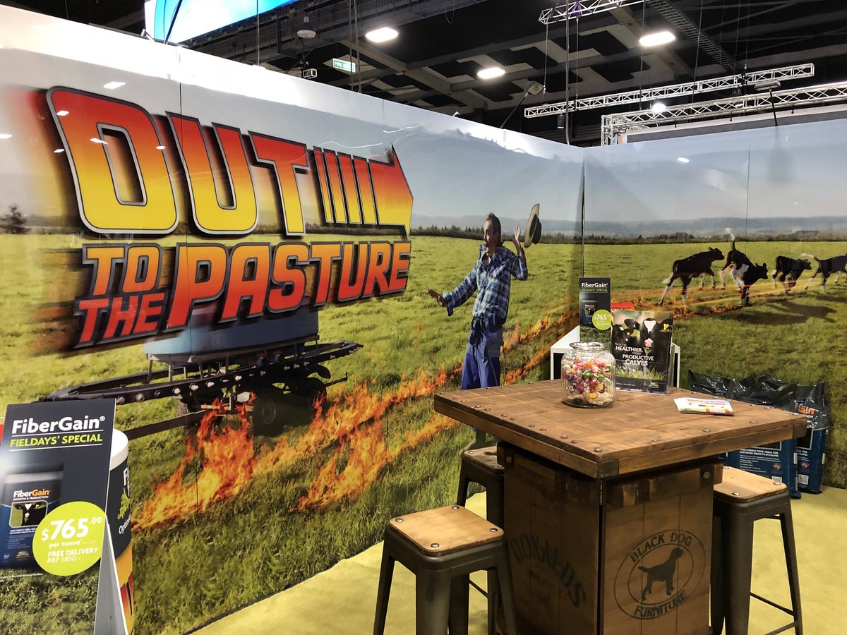 cdvanderkolk's tweet photo. Reflections on Fieldays : these guys won creative of the year for sure #whenthisbabyhits88mph https://t.co/2FOLCn19hY