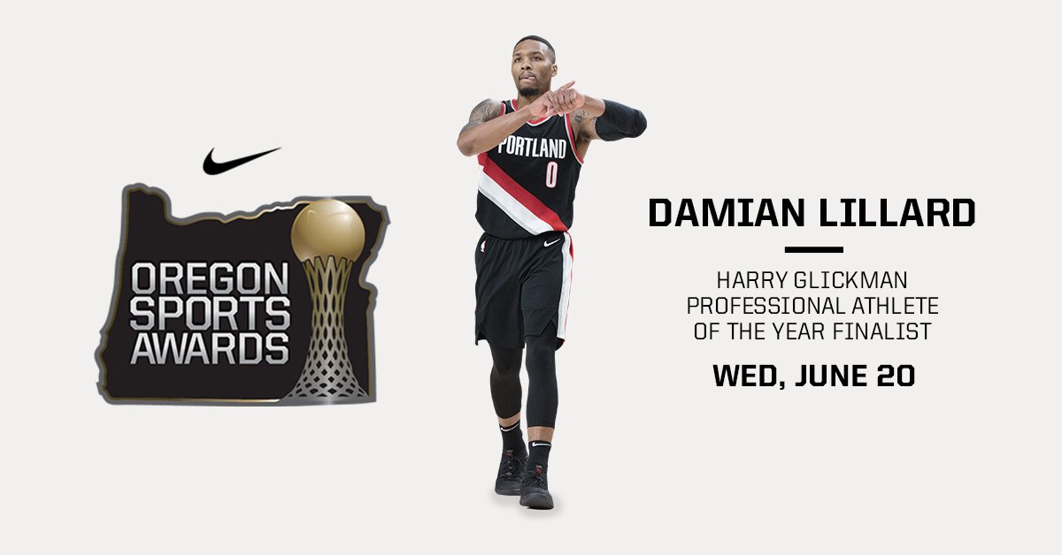 Dame is a finalist tonight at @ORSportsAwards ⌚🙌  Tune in tonight on @NBCSNorthwest at 7pm to watch! #ORSportsAwards https://t.co/2GD348oNDo