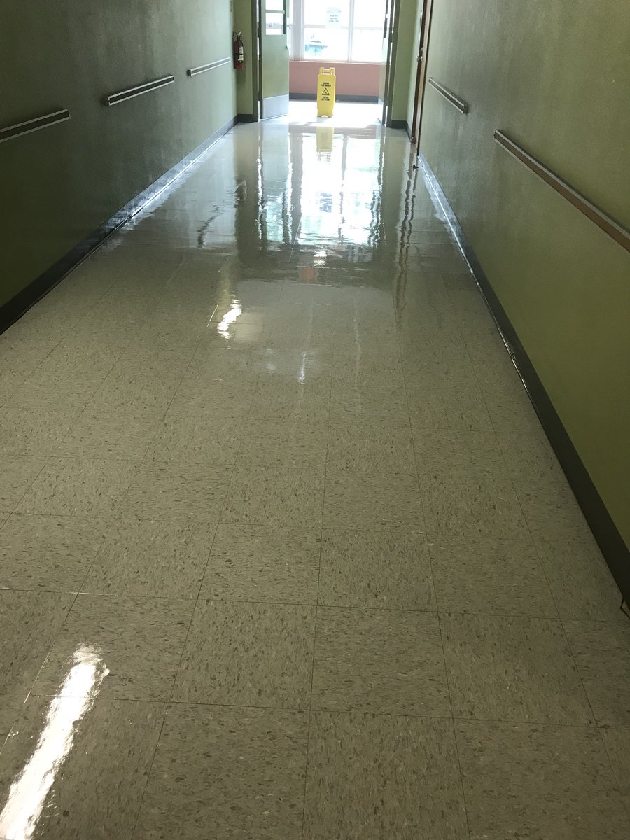 @CunninghamCobra is shining thanks to our awesome custodial team! @aisdparents #aisdgot❤️ (missed Imelda in the photo)