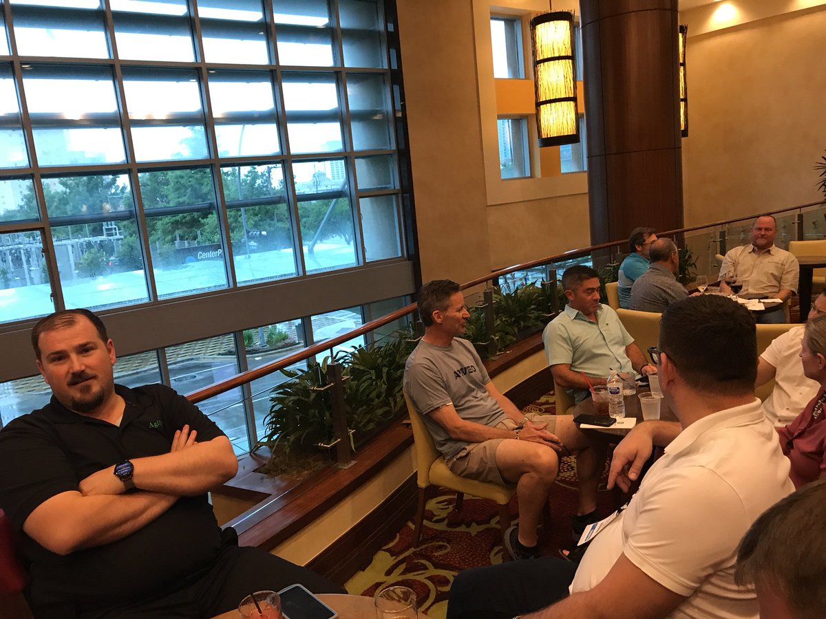 JSatGS's tweet image. Conference day is over, breathe then meet the team for dinner! #Agilysys #PureHospitality #hitechtx