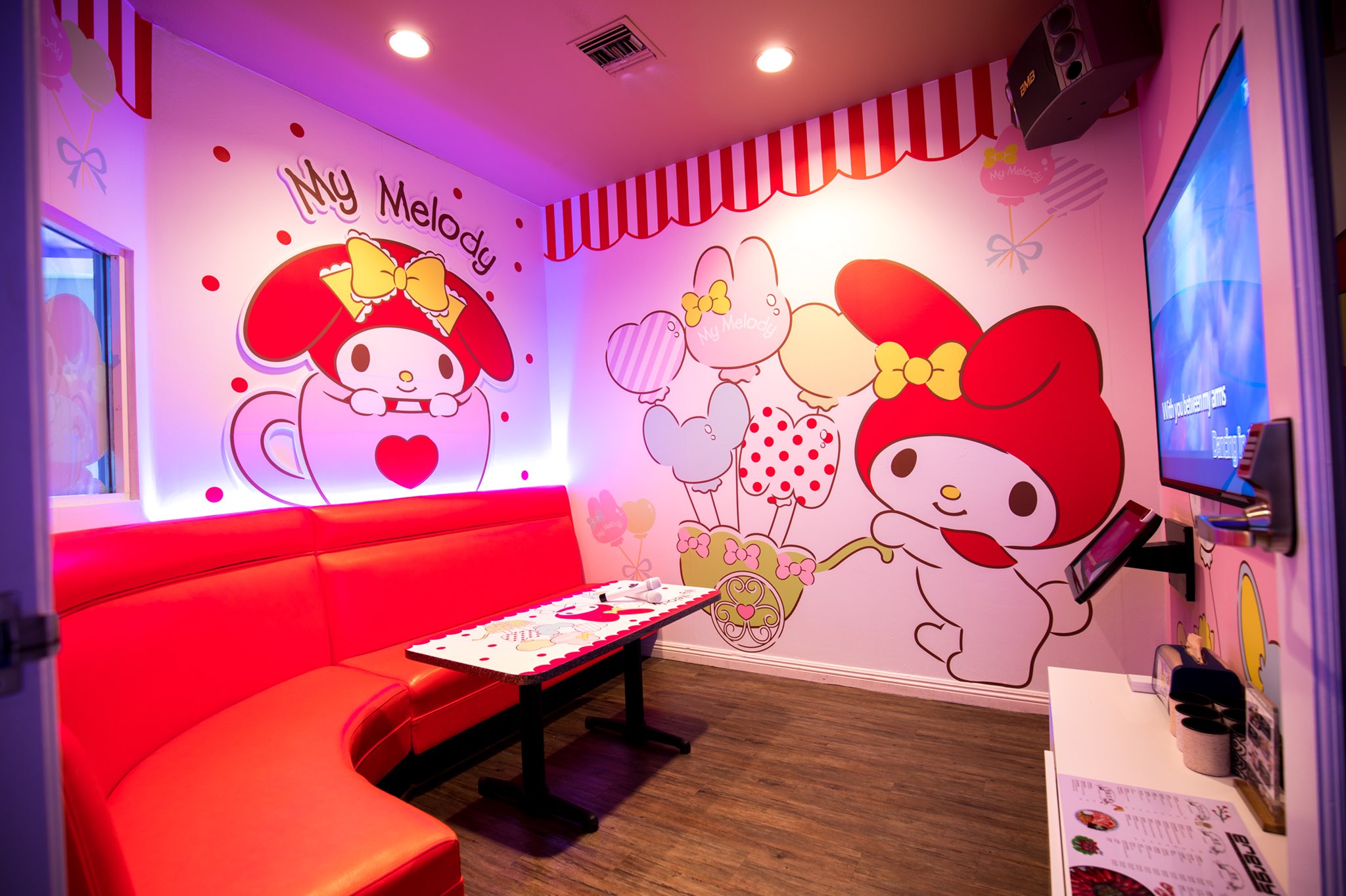 Sanrio on Twitter "Exciting news, SoCal! There are NEW Sanrio themed rooms at Energy Karaoke