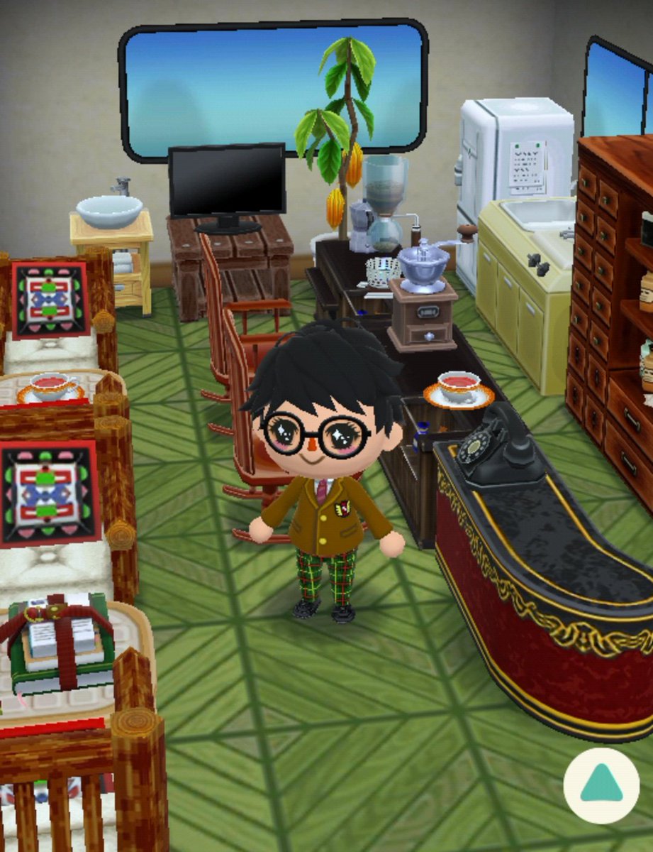 バイレ あつ森やめたいのにやめられない Twitterissa キャンピングカー2階をペルソナ5の主人公部屋にしたので 1階も喫茶ルブランにしました ポケ森 どうぶつの森ポケットキャンプ ポケ森私のキャンピングカー