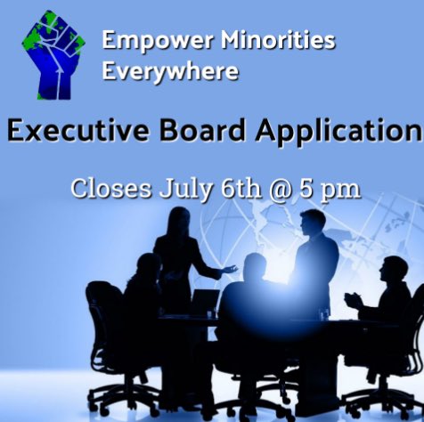 EmpowerME is looking for new executive board members to join our team! If you are interested in a new organization to join and bettering the campus community, this is for you! Check out the link in our bio to see what positions we have open. All are welcome to apply!