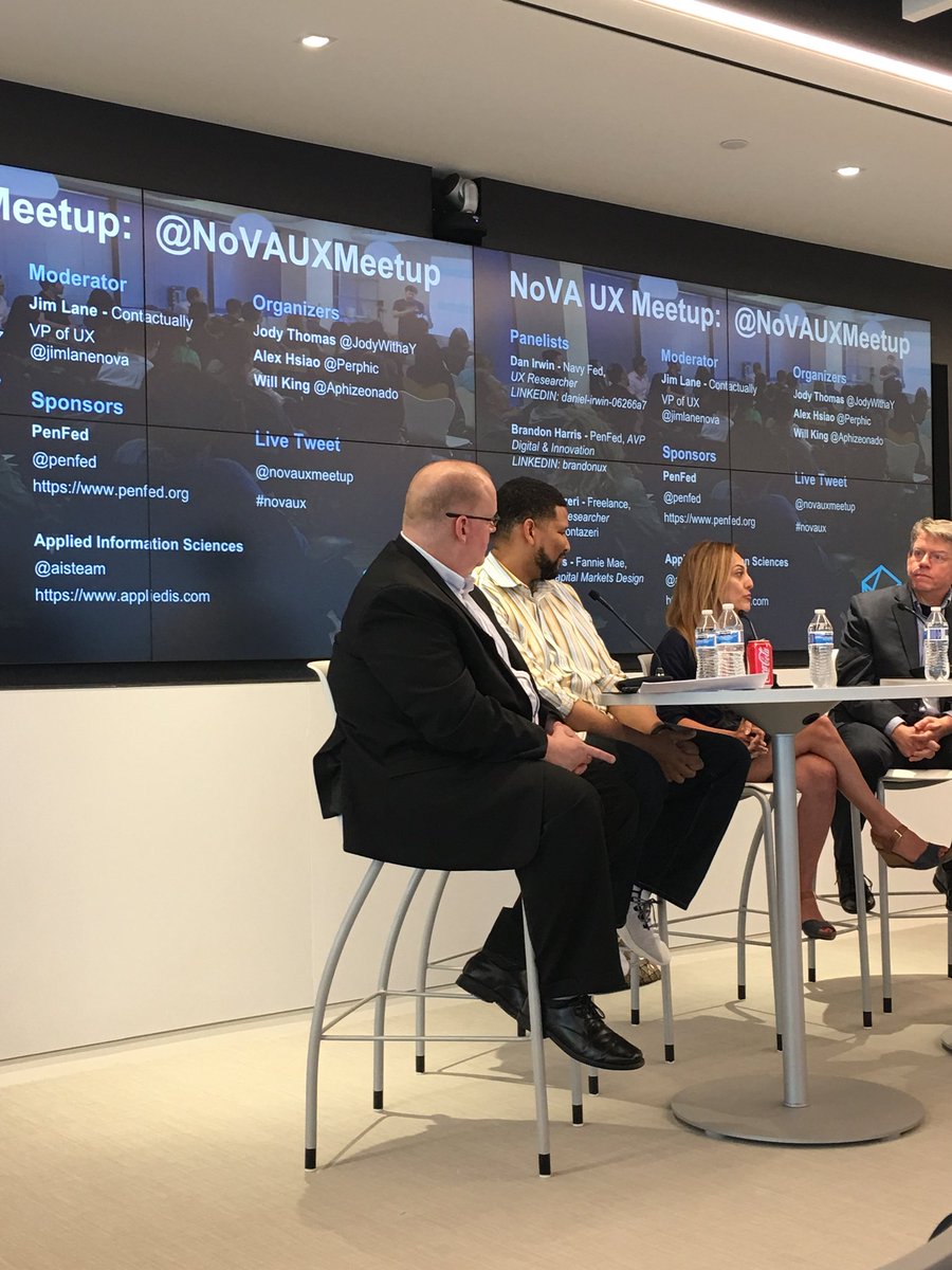 elisamoren10's tweet photo. @NoVAUXMeetup #sponsor #ais #ux #workatais @aisteam https://t.co/wUy69G359w