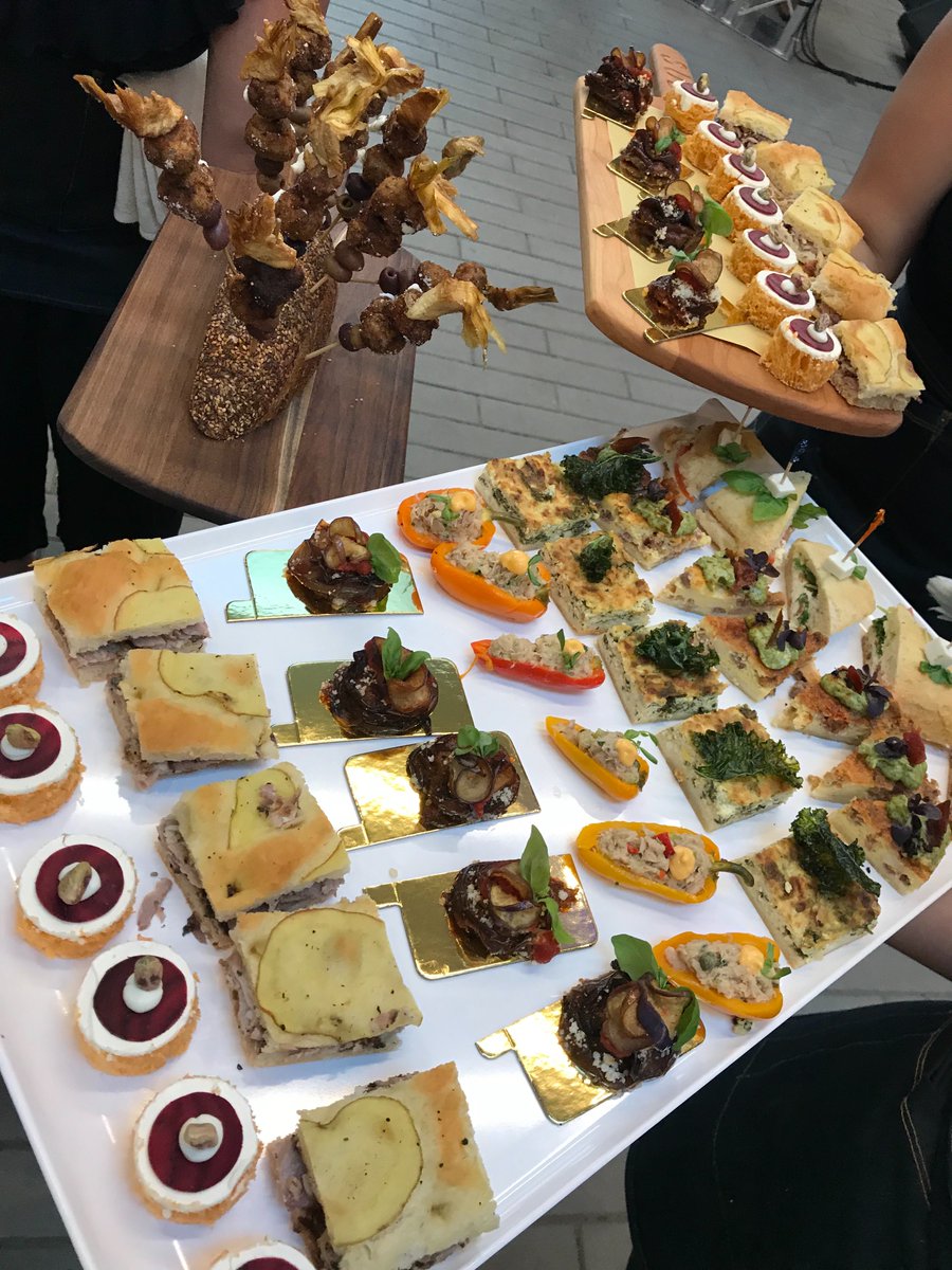 ICFFCanada's tweet photo. Thank you @TerroniTO for the hors d’oeuvres at #ICFFMODA ! Yum! https://t.co/zzLBh8C2eY