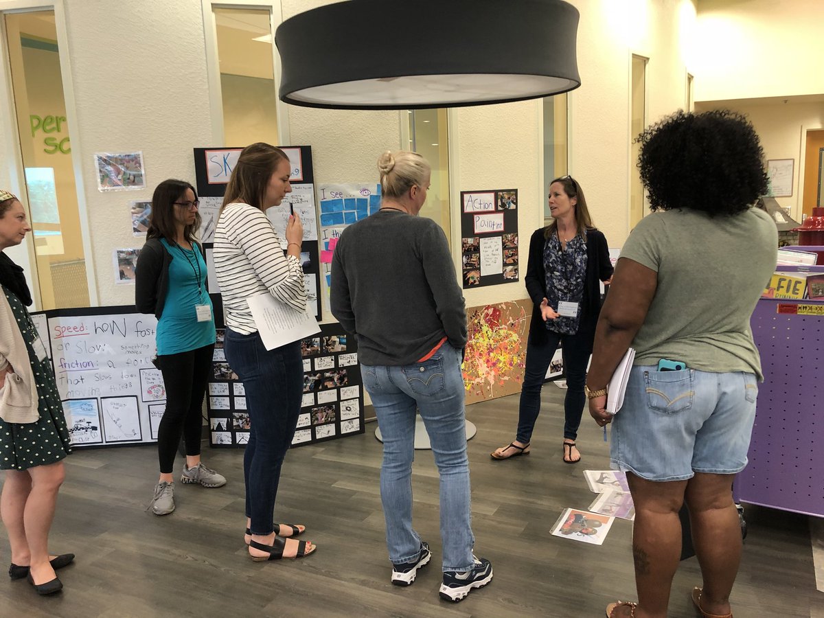 Ratka_K's tweet photo. Love watching my tribe in their element ❤️ #gatherings #gallerywalks #growingtogether #TCS #inquiryprojectcollaborative https://t.co/AdYvCrnYJg