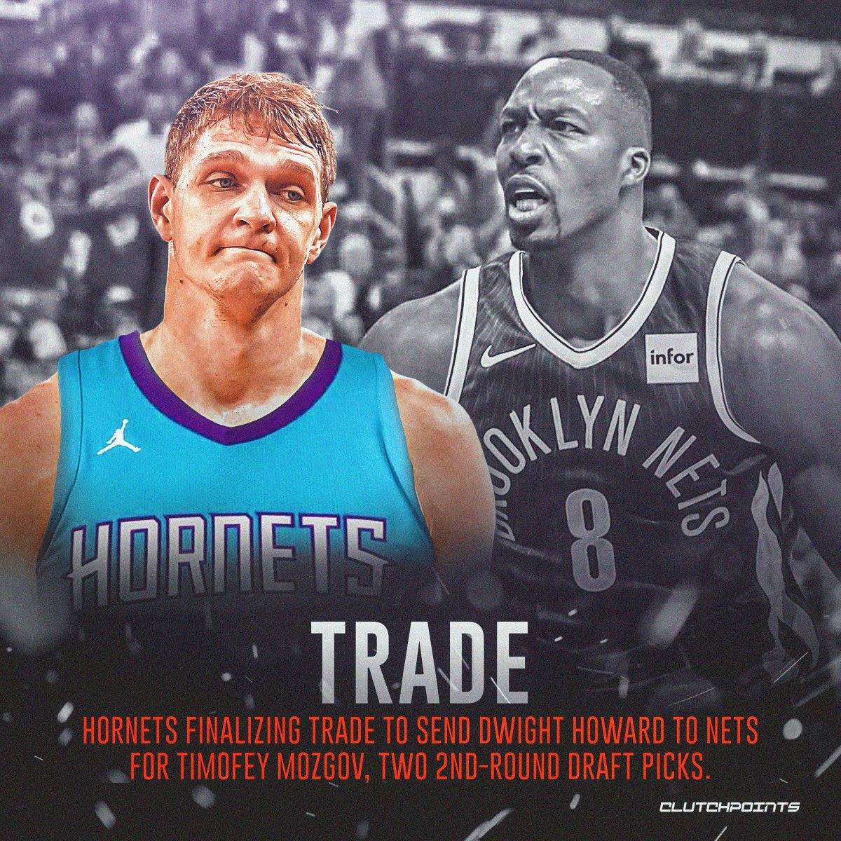 Resultado de imagem para trade howard and mozgov