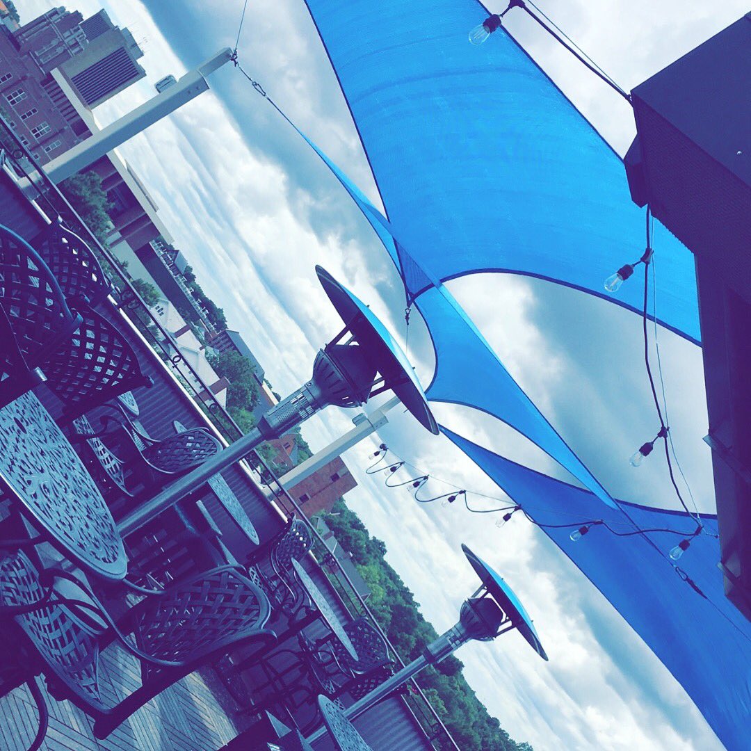❗️Come check out the view with our new sails!❗️#Volare #blueskies #summer