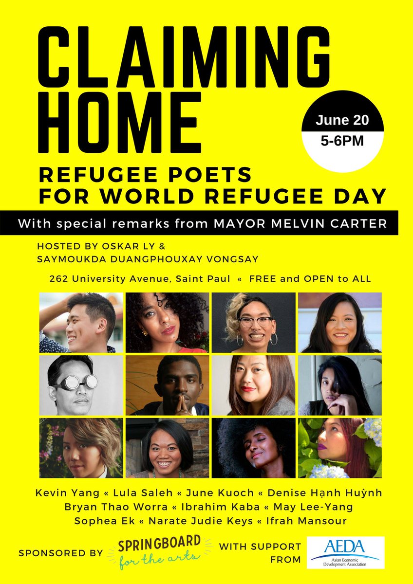 More than a couple of Almanac's finest. Starts at 5 p.m. tonight!
#oursaintpaul
<a href="/refugenius/">saymoukda</a> 
<a href="/IBeKaba/">IBé</a>