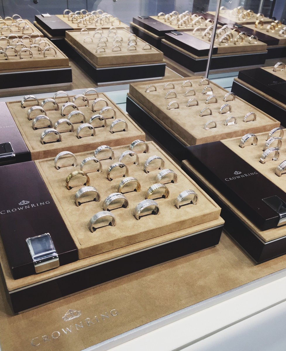 Just a fraction of our collection of wedding bands. 🎩  #ygkwedding #downtownkingston