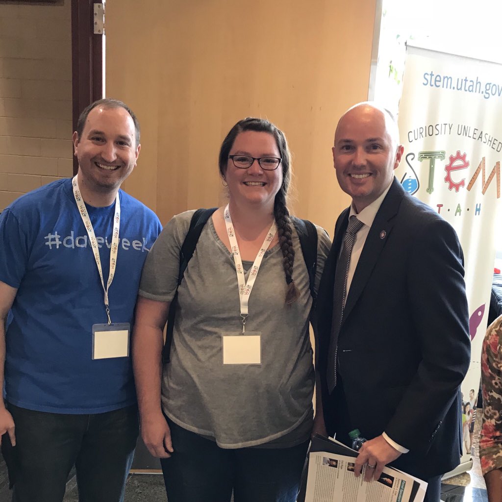 downrightdave's tweet photo. Thank you @SpencerJCox for taking time out of your busy day to discuss STEM with us! #STEMAmped https://t.co/g9u3jlPmGm