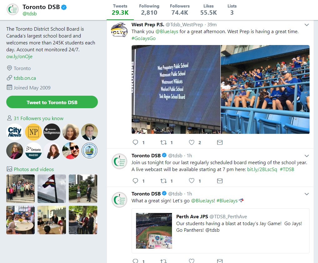 bradbeyondgreen's tweet image. @TDSB @TDSB_WestPrep @TDSB_PerthAve @TDSBFNST 

When you organize a school outing around a @BlueJays @Braves game, you teach your kids that it is appropriate to do the #TomahawkChop or use #NativeMascots. Condoning Racism is never okay. Attending as a school function today /1