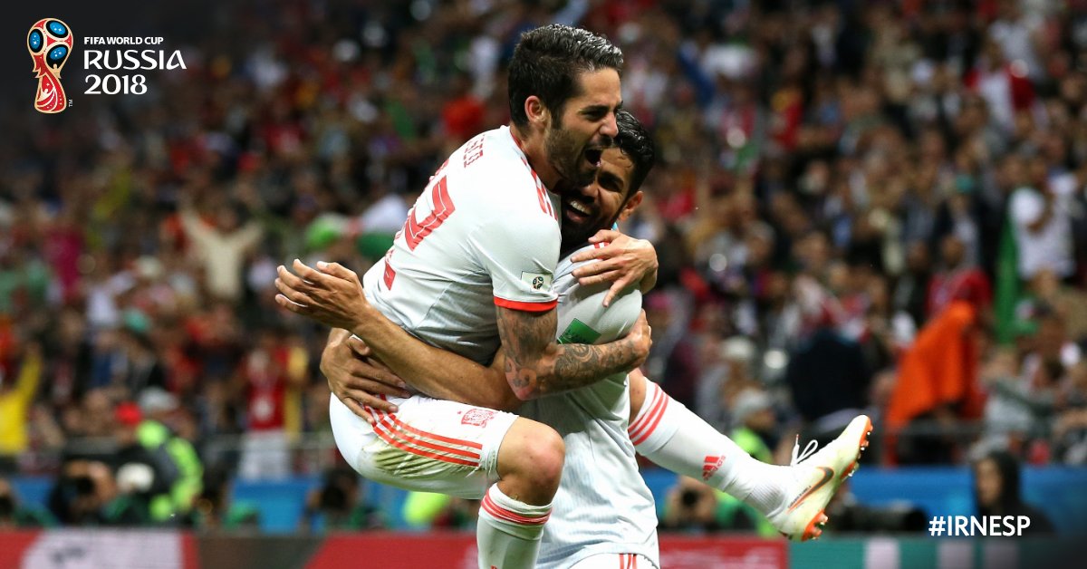 Klasemen Sementara Grup B: Spanyol dan Portugal Berbagi Tempat - 2