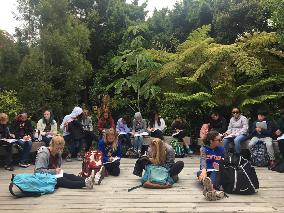 ReeseDeRo's tweet photo. Finding inspiration in nature is easy at @SFBGS! #SHCsummer creative writers had a blast @SHCinSF https://t.co/qdffMp7EFv