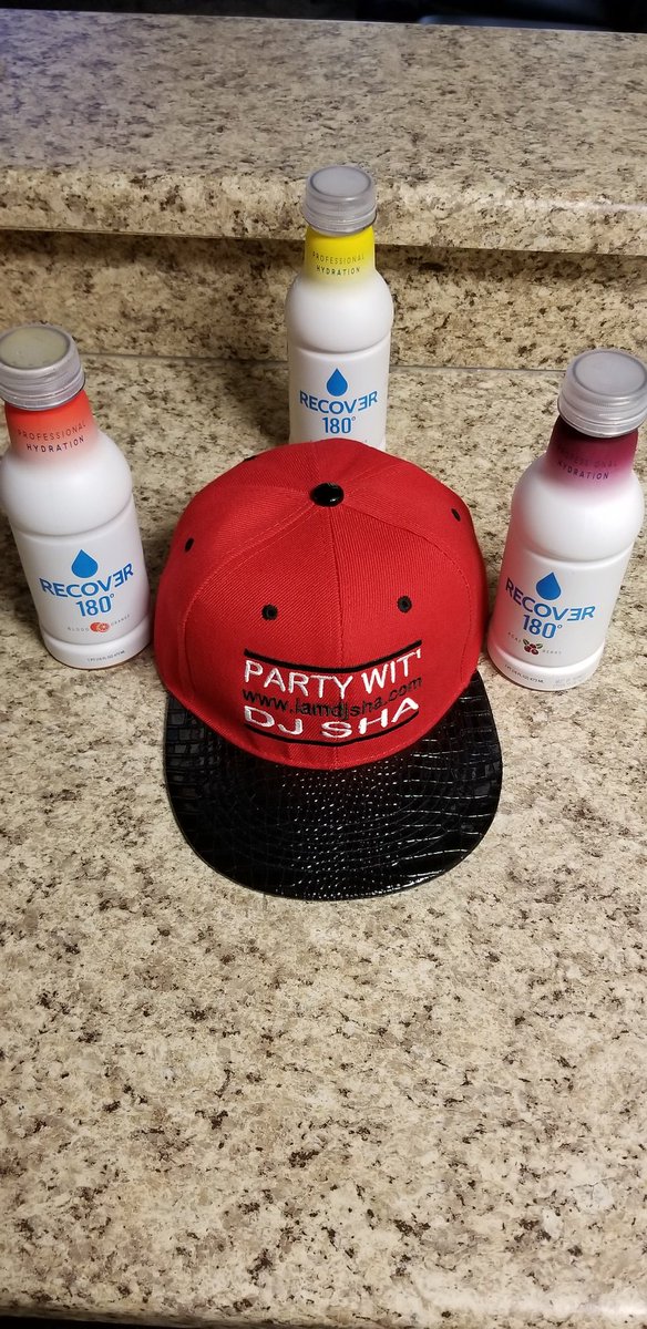 @Drink_Recover kept me hydrated today at the @upstateelite. #PartyWitDJSha #Recover180