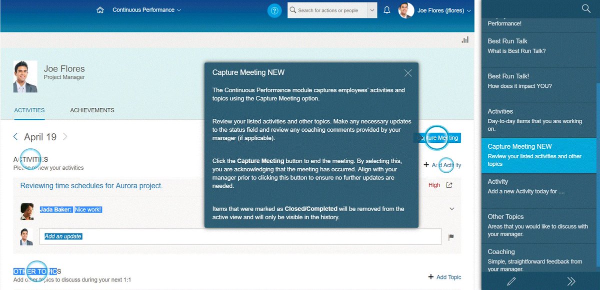 ThomasJenewein's tweet image. Premiere at #SuccessConnect The SuccessFactors Webasistant provides in App Help &amp;amp; Performance Support improving user adoption &amp;amp; productivitiy. Standard learning content can be enhanced &amp;amp; edited with SAP Enable Now #performancesupport