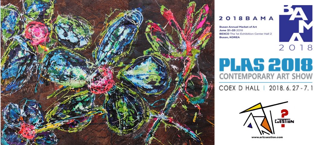 ramonjuanJR's tweet photo. The #ExperimentalExpressionism by Ramon Juan in South Korea, with @ArtCuestion 
#RamonJuan exhibits his works at the International Art Fairs #BAMA2018 (Busan Annual Market of Art ) , from June 21th to 25th and #PLAS2018 (Contemporary Art Show) in Seoul, from June 27th to July 1th https://t.co/bXSa6VLqT5