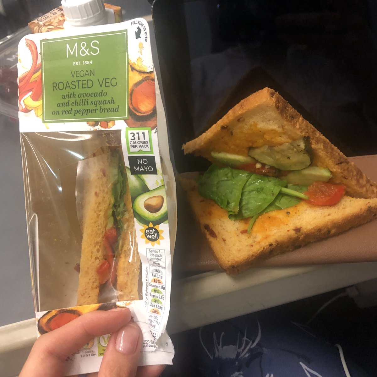 KateStuart20's tweet photo. I expected better from you @marksandspencer bread was soggy with the main ingredient #disappointment won’t be buying this again. https://t.co/nQReqnHze5