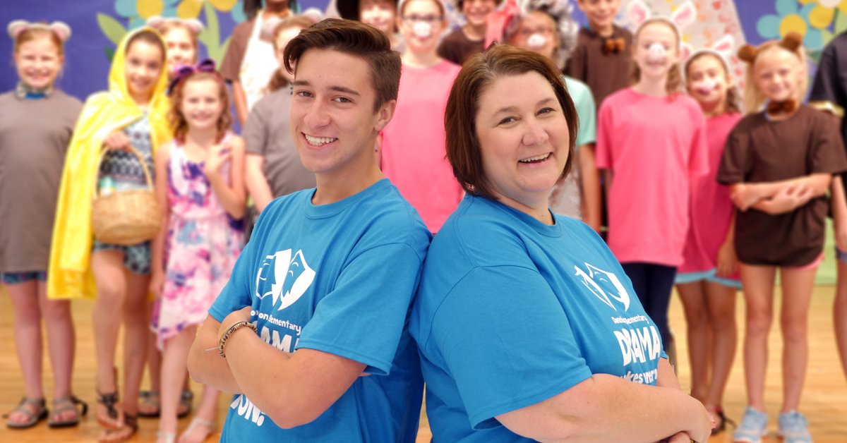 ACS_System's tweet photo. All in the Family: Donelson Elementary teacher Angie Todd teams up with her son and @TigersAHS senior @graysontodd for #theatre camp. #ArlingtonSchools #feature https://t.co/QDknaMgv6D https://t.co/S5hRPkp4dg