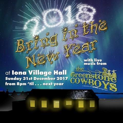 IonaVillageHall's tweet photo. Our last big Hogmanay celebration in the old hall, bringing in 2018 with the fantastic Greenstone Cowboys #ionavillagehall #hogmanay #junerosity #belongtoiona #livemusic https://t.co/rb5xgujR3c https://t.co/RdxygTtSD9