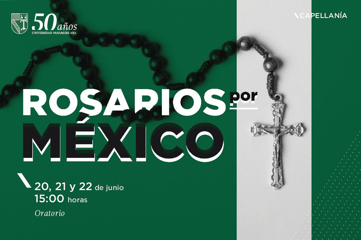 Te esperamos para rezar por #México 🇲🇽🙏