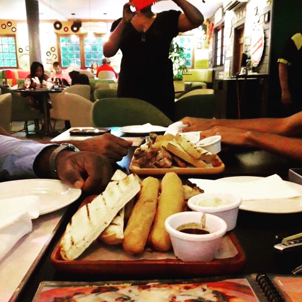 HackerHostelJM's tweet photo. We had a great time at Usain Bolt's Tracks and Records in Montego Bay! @UBTandR #HACKERHOSTEL2018 #CTRLITJAMAIACA #ILIVEWHEREYOUVACATION #STARTUPLIFE #inclusion #diversity #tech #innovation #jamaica #UBTandR #MONTEGOBAYTRACKS #weekend #HACKERHOSTELWEEKENDS https://t.co/DGGDcSr8Kv