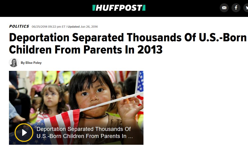 19/x Deportations are a huge part of family separation. In 2013 alone, the Obama administration deported 72k parents of US born children.Think about that for a second. 72k parents and children separated. Why? This is unconscionable. https://www.huffingtonpost.com/2014/06/25/parents-deportation_n_5531552.html