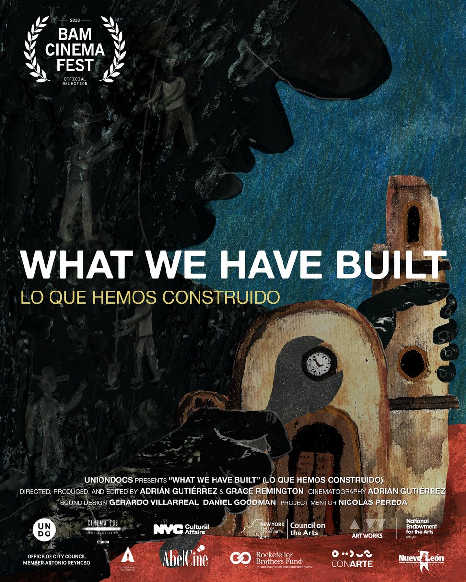 UnionDocs's tweet photo. What We Have Built by #CoLab17 fellows Adrián Gutiérrez &amp; Grace Remington is premiering @BAMcinematek on 6/23! An incredible story about a group of Mexican immigrants in the Bronx who join forces to raise hundreds of thousands of dollars to improve their hometown -bit.ly/2tp5Lff https://t.co/Kmo9ldBqvt