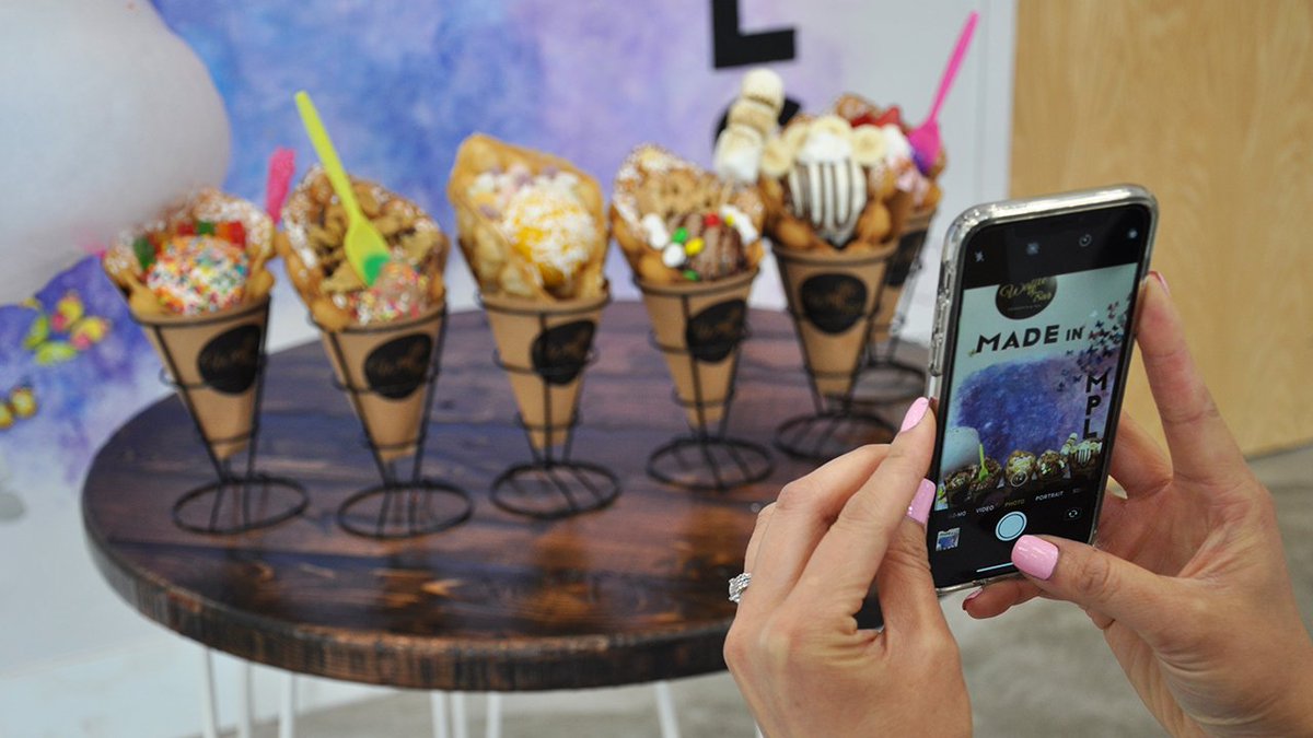 Bubble waffles have long been a hit in Hong Kong ... and now, they're here in Minneapolis. Check out the crazy creations at <a href="/wafflebarmn/">Waffle Bar</a>! kare11.tv/2JXguZP