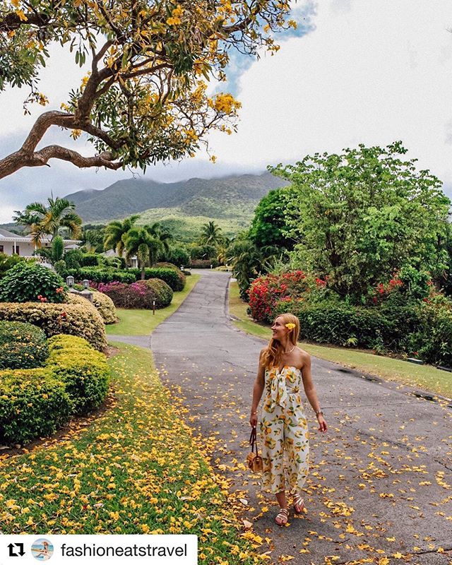 #Repost @fashioneatstravel with @get_repost
・・・
The grounds @fsnevis are manicured to perfection, with bright, b...  zpr.io/6HATK