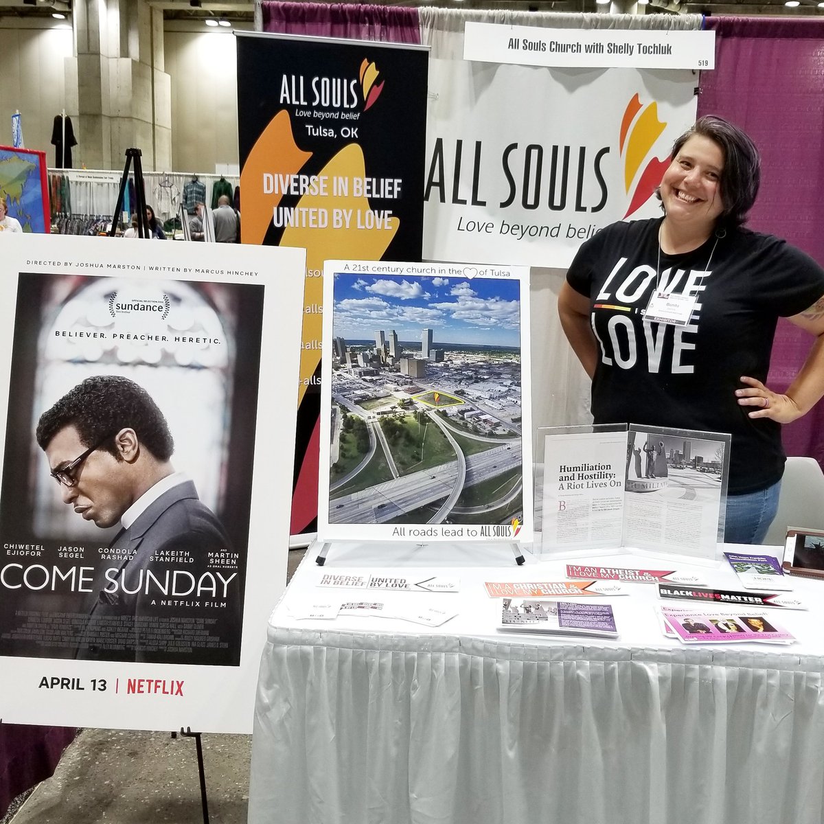 I'm a #UUGA first timer! Come say hi at <a href="/AllSoulsTulsa/">Phillip Hunt</a> booth 519
Looking to connect with #UU communications and AV peeps!