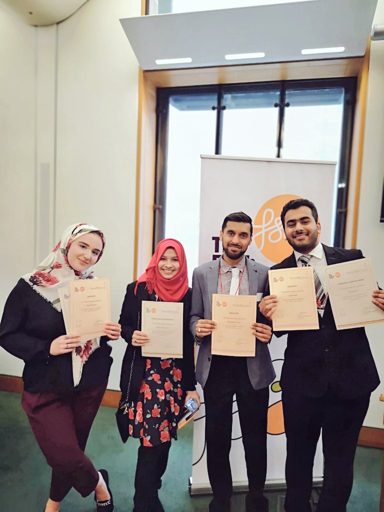 A4BAS's tweet photo. Officially a @ParliaMentors graduate!! 💯 #ParliaGrad2018
Eventful year with several challenges but we overcame them to deliver a successful, sustainable project. Thrilled to also have won the collaborative leadership award for Team @SOAS. Thank you @faithbelieforum @TulipSiddiq https://t.co/5k8l9hvpDA