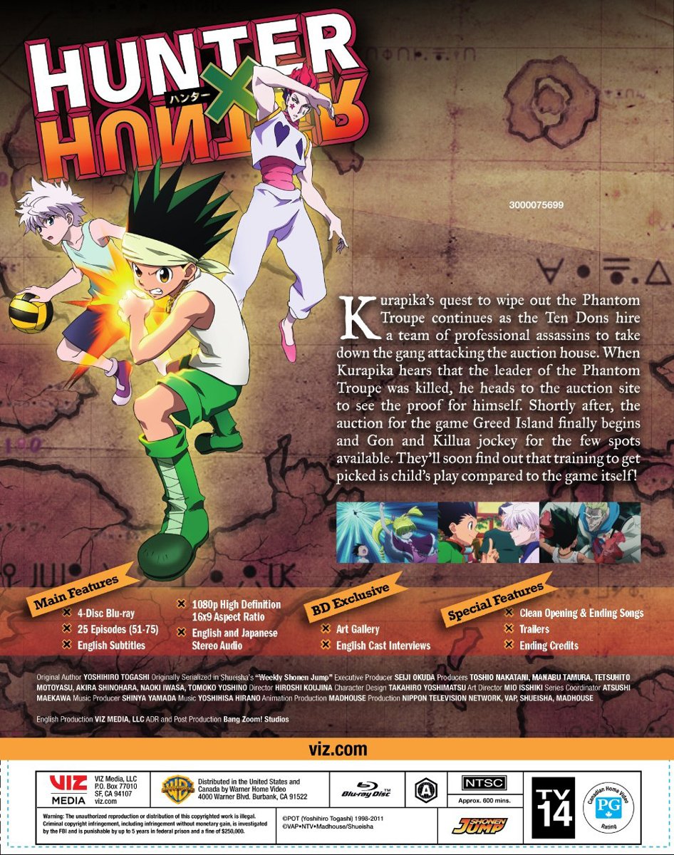Bang Zoom You Can Now Preorder Your Copy Of Hunter X Hunter Vol 4 On Blu Ray And Dvd Official Release Date Is June 26 And We Can T Wait T Co Bfd3xt1vcp Bang Zoom You Can Now Preorder Your Copy Of Hunter X Hunter Vol 4 On Blu Ray And Dvd Official Release Date Is June 26 And We Can T Wait T Co Bfd3xt1vcp