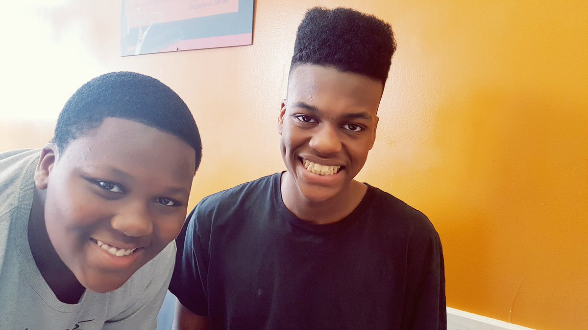 CelticsContessa's tweet photo. 2/story of police brutality. I have a 16 year old son that I'm afraid to let go out alone because I'm not sure if he will make it back. This is the fear I live with as a black mother with two sons. Look at my sons.. Please remember - THIS FEAR IS REAL #RIPAntwon https://t.co/BTaNfeiydg