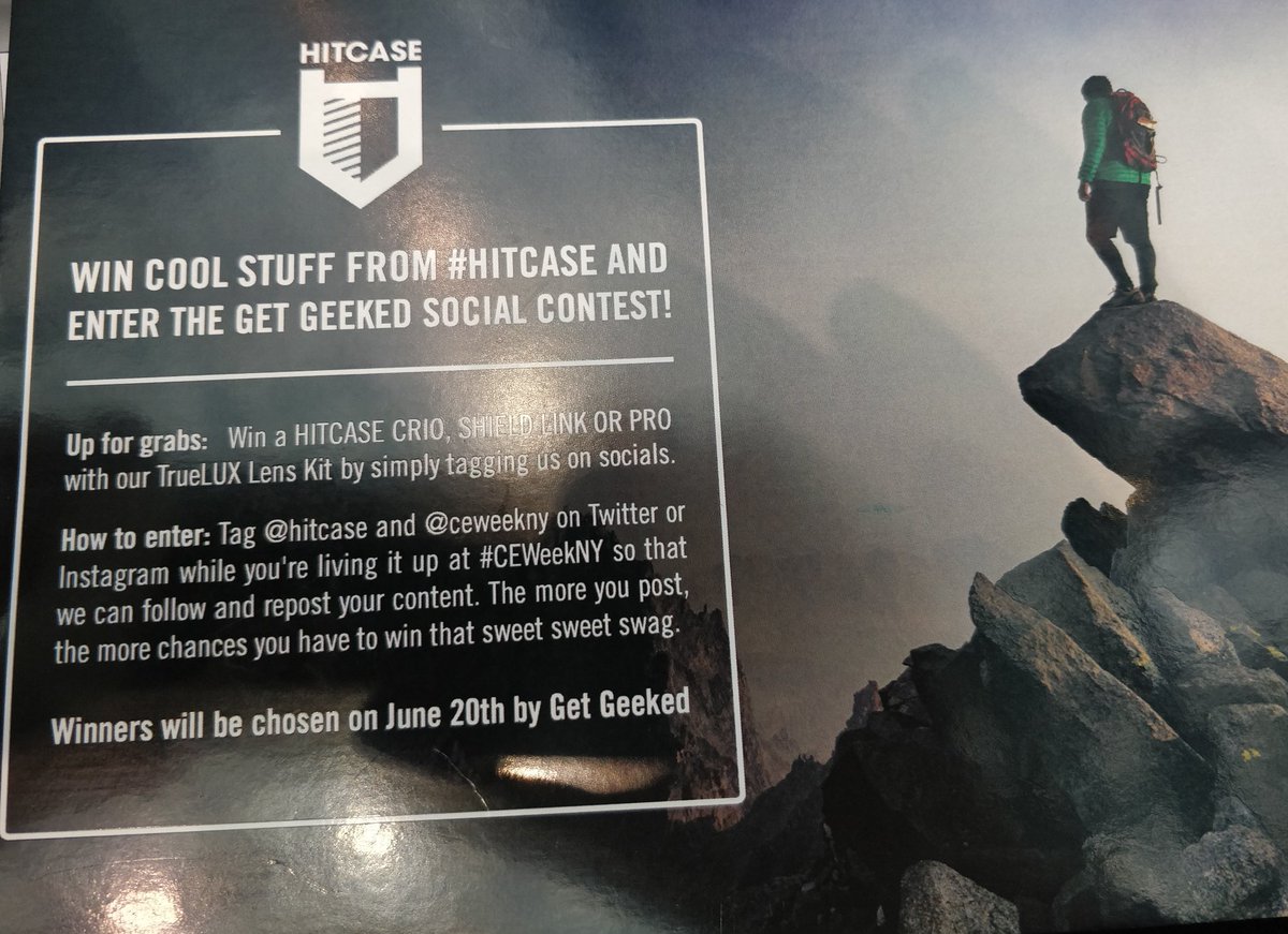 laurazev's tweet image. Love the #HITCASE iPhone case! #verycool #CEWeekNY @getgeekedEvents