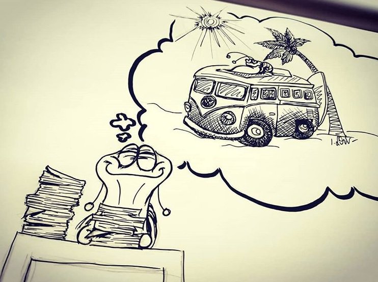 schulz_malt's tweet photo. I need a holiday.
#snailart #scribble #volkswagentransporter #vwbulli #dreamsaremyreality #schulzmalt https://t.co/ZZQeskVU1L