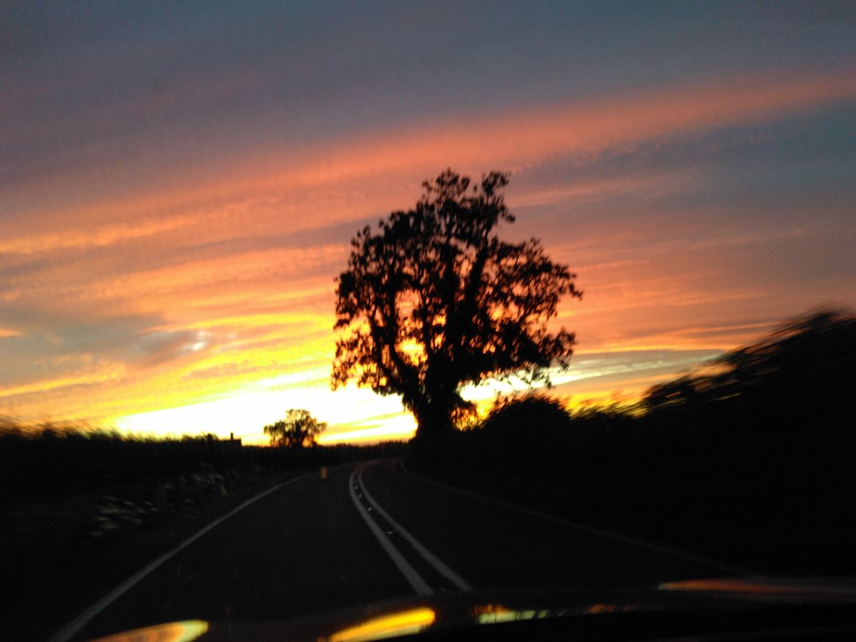 Wow what a sunset! Picture doesn't do it justice!