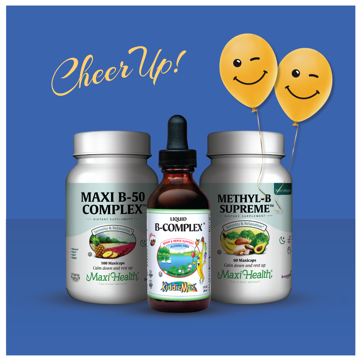 MAXIHEALTH's tweet photo. This summer, make sure to incorporate Vitamin B into your diet. B-complex vitamins may help boost your mood and reduce symptoms of anxiety or depression. 
Ps: B-Complex vitamins can also keep mosquitoes away! https://t.co/KmdDhiBgxT