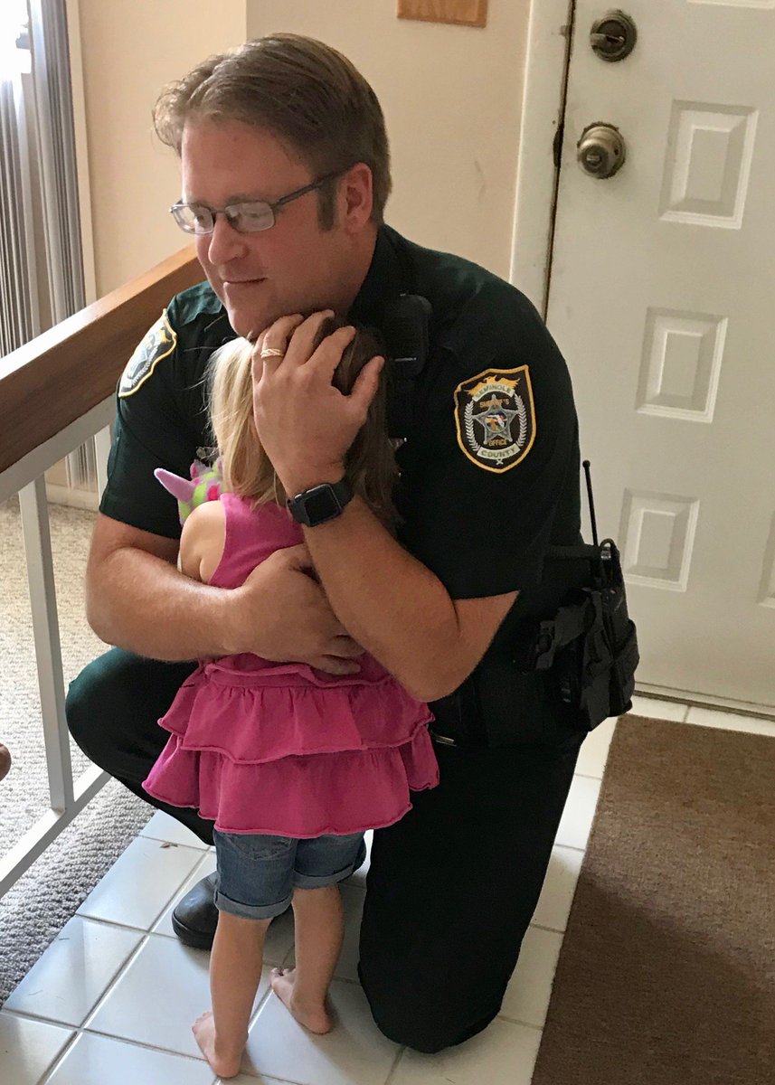 We will hear tomorrow from the deputy who rescued a 3YO girl left in a hot car overnight in Sanford. She recovered and they reunited today. @news965wdbo