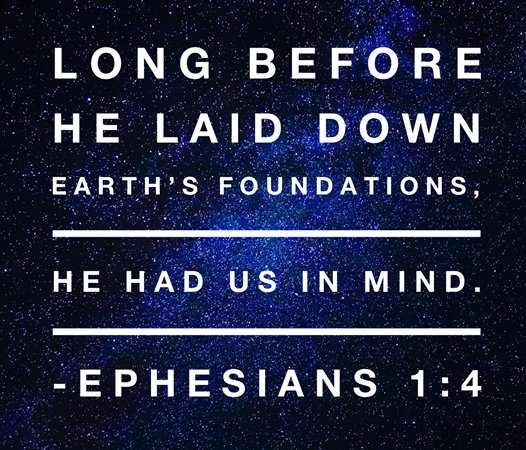 SGiesbrecht's tweet image. Long before he laid down the earth's foundations he had us in mind. Eph. 1:11
#Godislove #perfectfather #truth #doubtyourdoubts #feedyourfaith #faithgrowswhenchallenged #turnonthelight #blowawaythefog ow.ly/SIKw30kANip