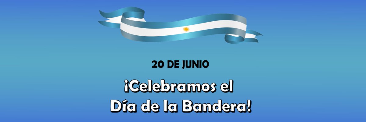 Hoy conmemoramos el #DíaDeLaBandera 🇦🇷 en memoria de su creación y el hombre que la fundó, el General Manuel Belgrano. 
Este acontecimiento dio origen a los colores que nos representa y a nuestro símbolo patrio. 

#FelizDíaDeLaBandera
#VivalaPatria