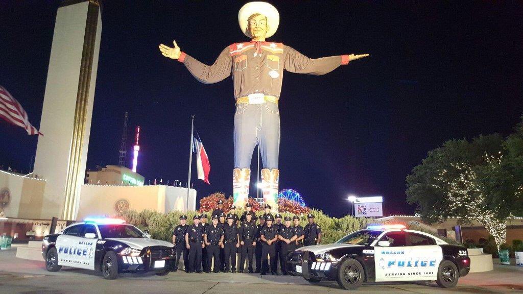 DPDK9Sgt's tweet photo. 100 days until @StateFairOfTX - #BigTex &amp; the Dallas Police Department are ready! @DPDStokes @DPDHumphrey @DPDSchultz @CityOfDallas https://t.co/DbEeIIbUCr