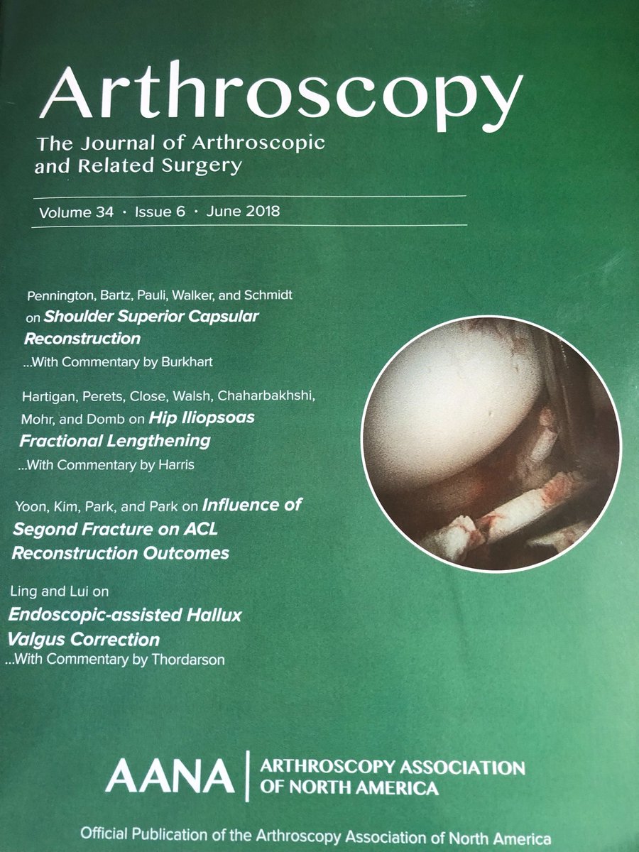MOSH's Dr Pennington was recently published in <a href="/ArthroscopyJ/">Arthroscopy Journal</a> Congrats to you and your team!