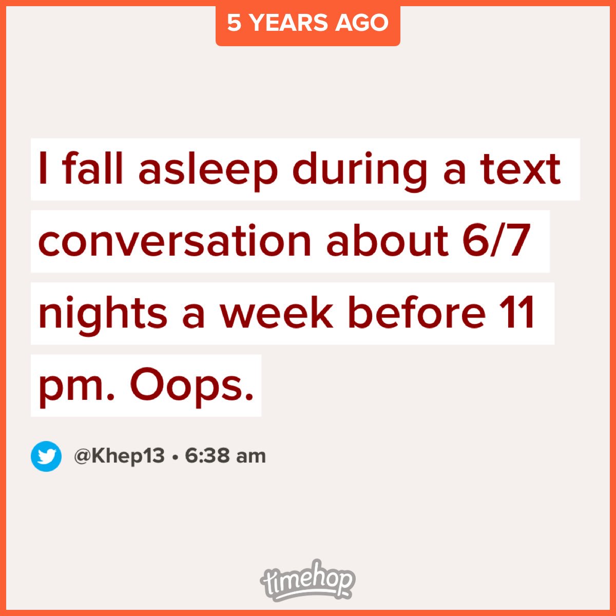 Khep13's tweet photo. This still remains true... except now it’s 10 pm... https://t.co/CGRZsRrAkt