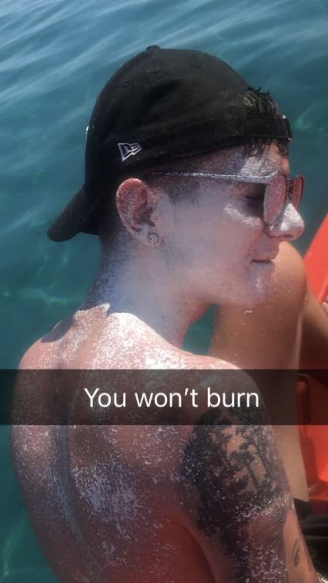 MaximillianDyb's tweet photo. When you out in Zante for a season and don’t want to get burnt in the first few weeks #zante #zante2018 #bigjim #spraythecunt #plastered https://t.co/vIHcQylF3P