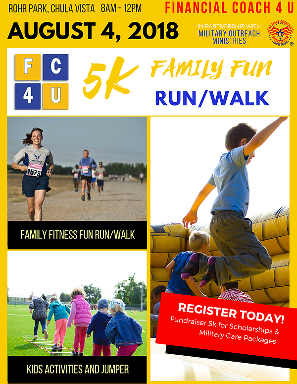 FC4U_1StopShop's tweet photo. Join FC4U 5K Family Fun Run/Walk on August 4, 2018!!! Click on the link to register today!!! #fc4u #sandiego #familyfunday #5krun #5kwalk #familyevent
https://t.co/rp3jzkuAq7 https://t.co/B5FcsSe1ul
