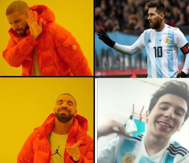 nastybtera's tweet photo. El verdadero Messi es el de abajo ahre @Mariano_Bondar #MessiBondar https://t.co/6I7kQBinav