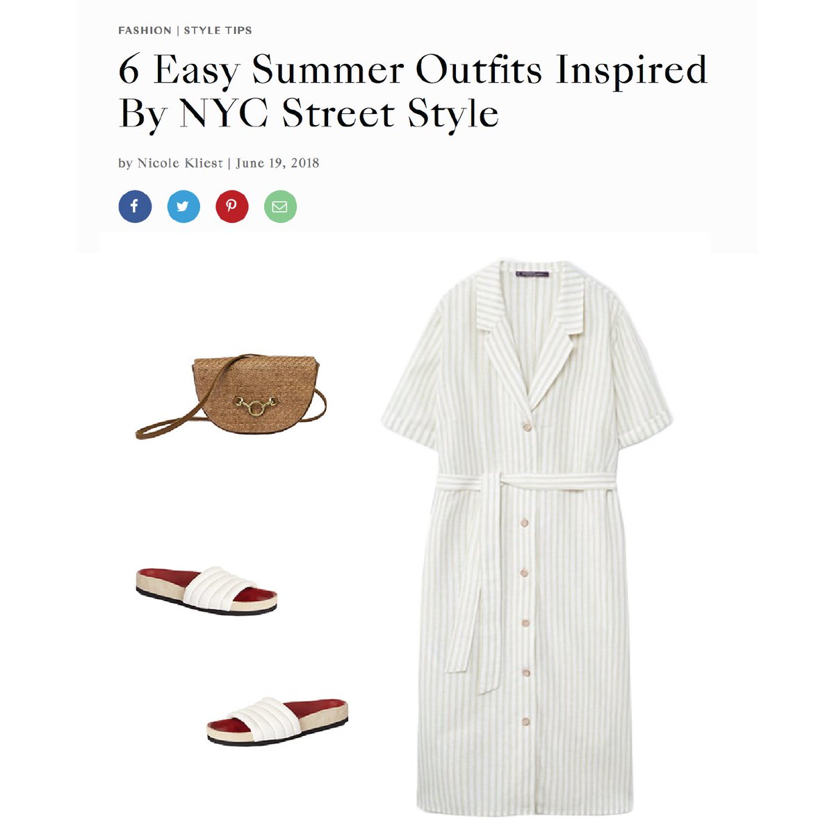 Yay! Thanks @NicoleKliest for including our half moon in meadow. A must read because the heat isn't going anywhere soon ❤️ @thezoereport thezoereport.com/fashion/style-…